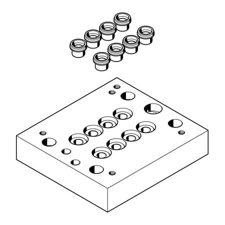 Festo Multi-Pin Plug CPV14-VI-P4-1/8 CPV14-VI-P4-1/8